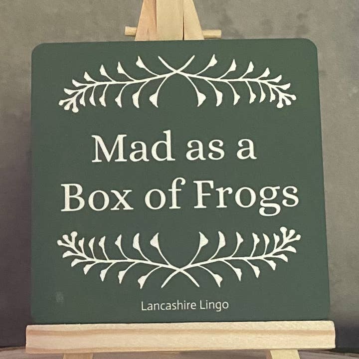 By Erin Cards and Gifts Ltd – wholesale Coasters – Drinks Coaster By Erin Lancashire Lingo - Mad as a Box of...0