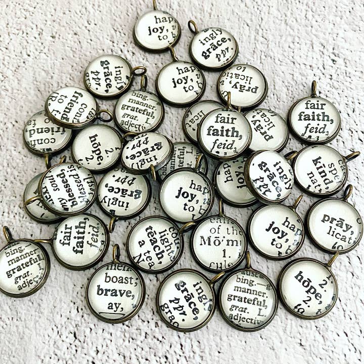 Define Charm Bar - Wholesale Individual Charm/Pendant - Dictionary Word Charms1