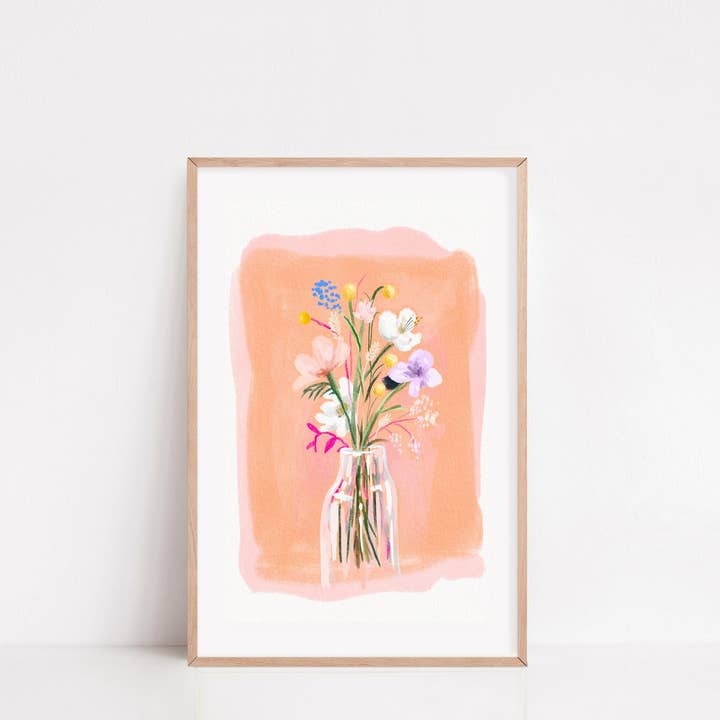 Martha Ratcliff Illustration - Wholesale Kunstprint - Heldere bloemenprint