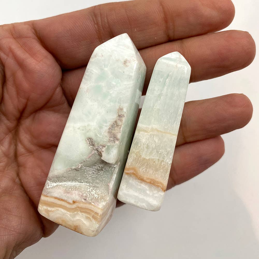 VIE - Vendita all'ingrosso Pietra/cristallo spirituale - Piccola torre obelisco 5-7 cm46