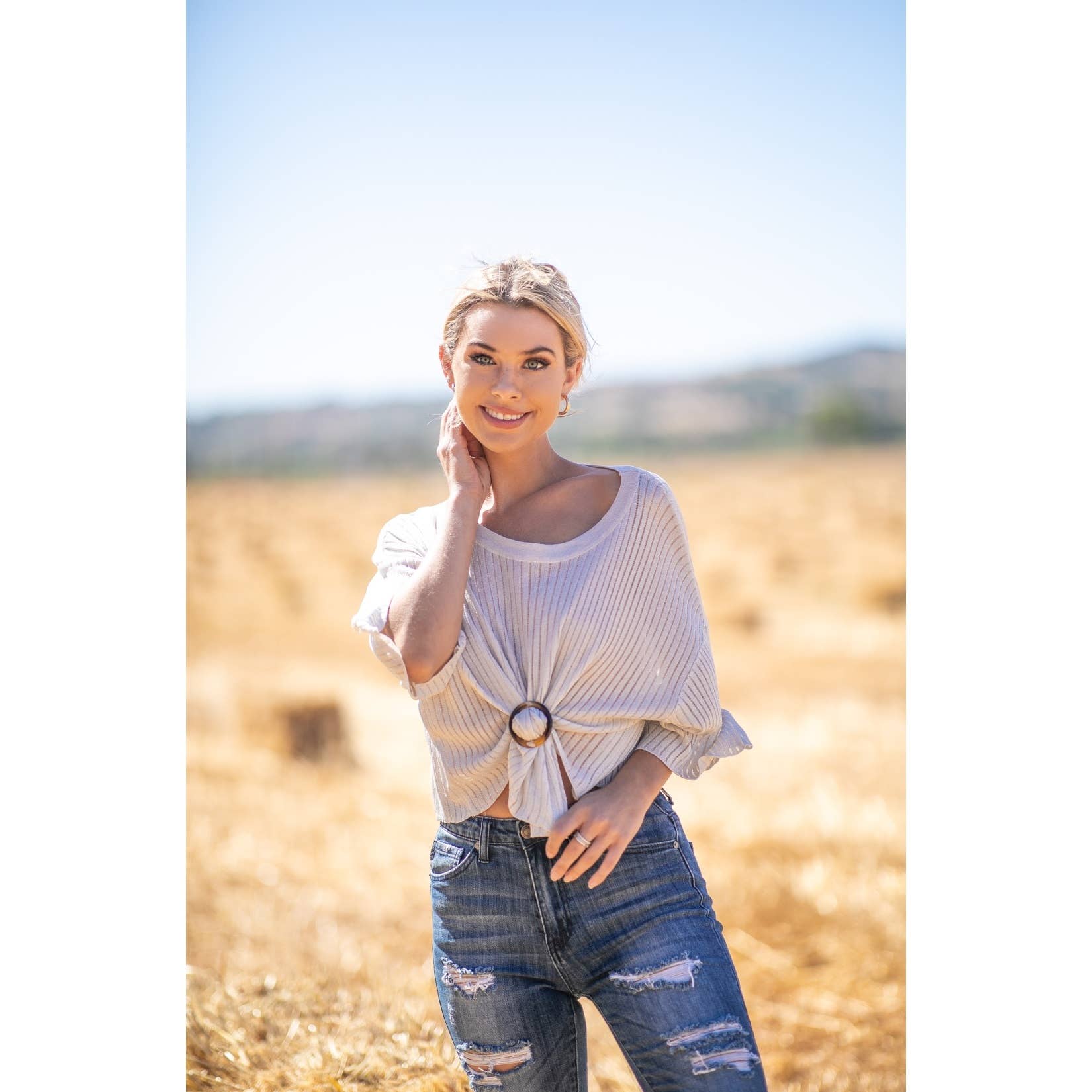 Verte - Wholesale Knit Top - Women's - KNIT CROP TOP_788-4306937