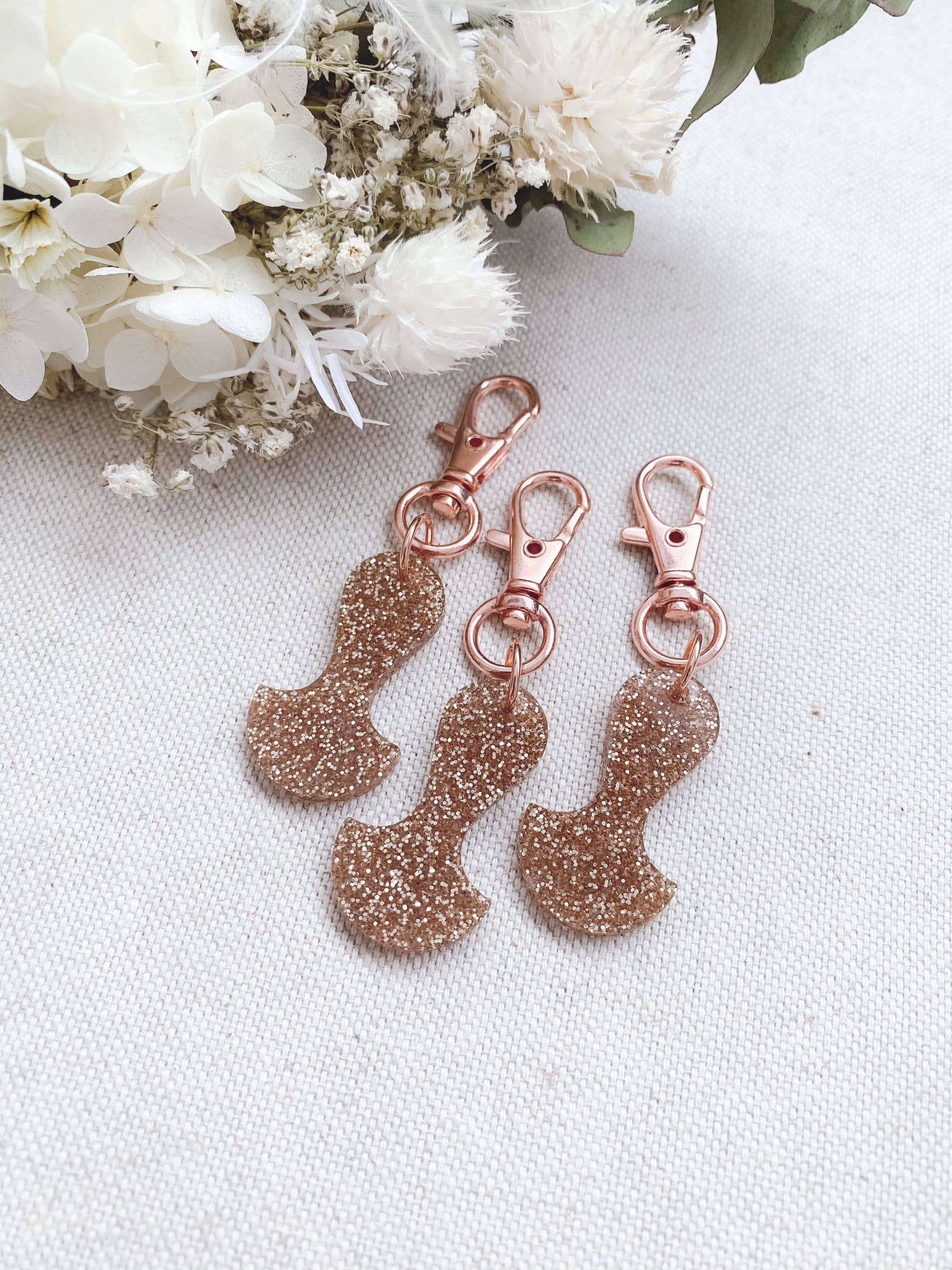 Chuckle & Wood - Wholesale Keychain – Women's - Trolley Tokens - Glitter30