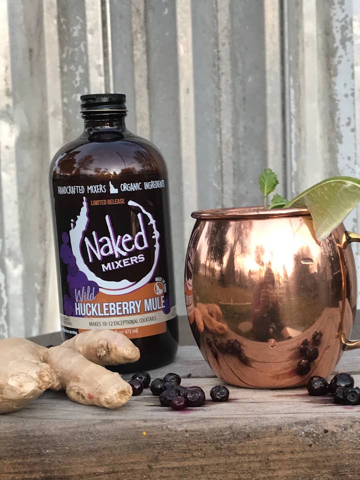 Naked Huckleberry Ginger Mule for wholesale by Naked Mixers