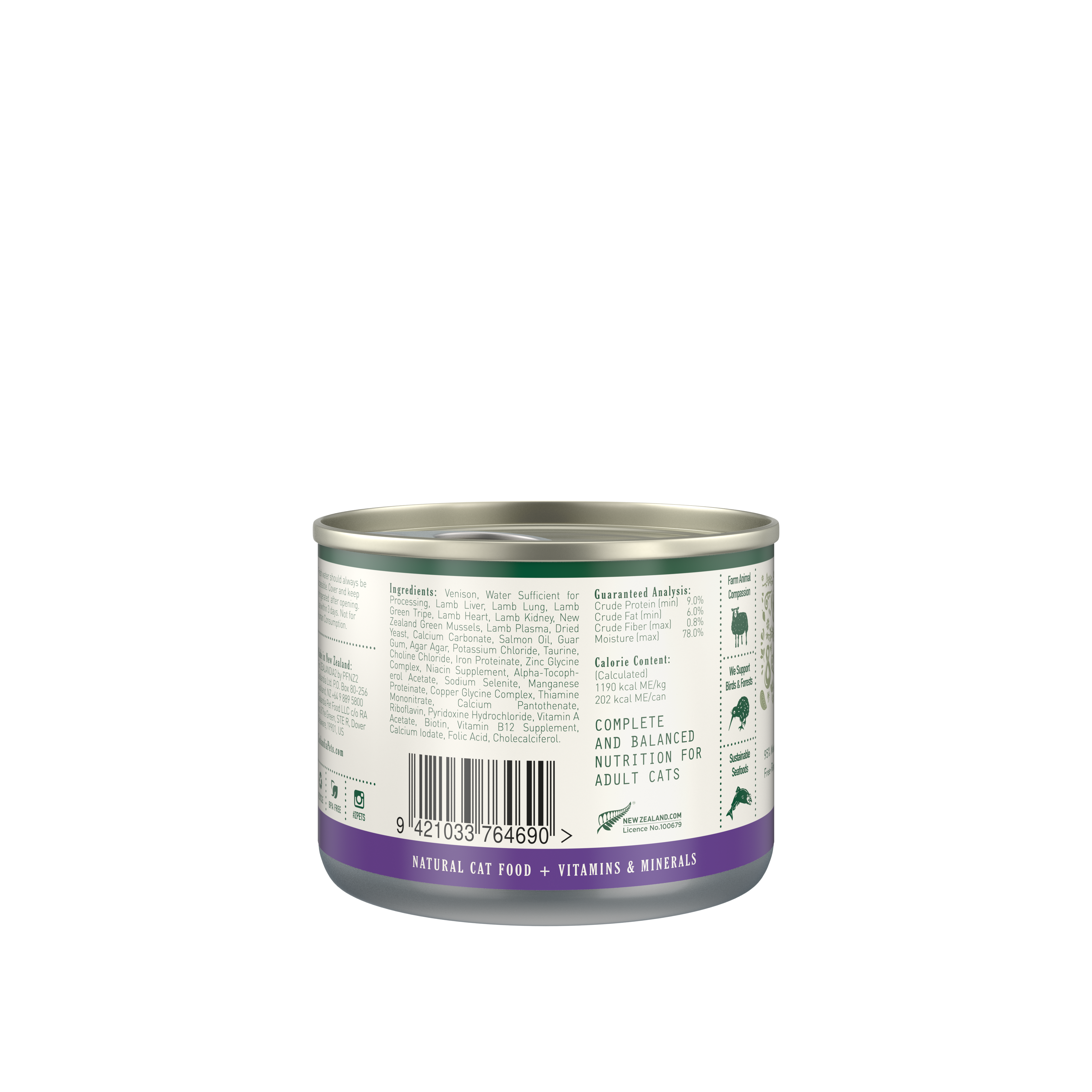 Zealandia - Wholesale Pet Food - Cat - Zealandia Venison Pâté Wet Cat Food1