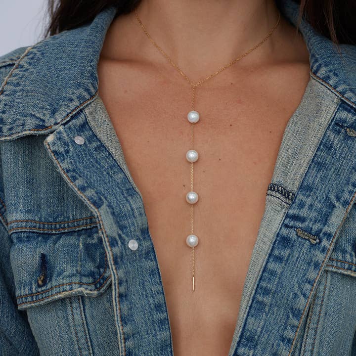 Sahira Jewelry Design – wholesale Y-ringat halsband – Cindy Pärla Lariat5