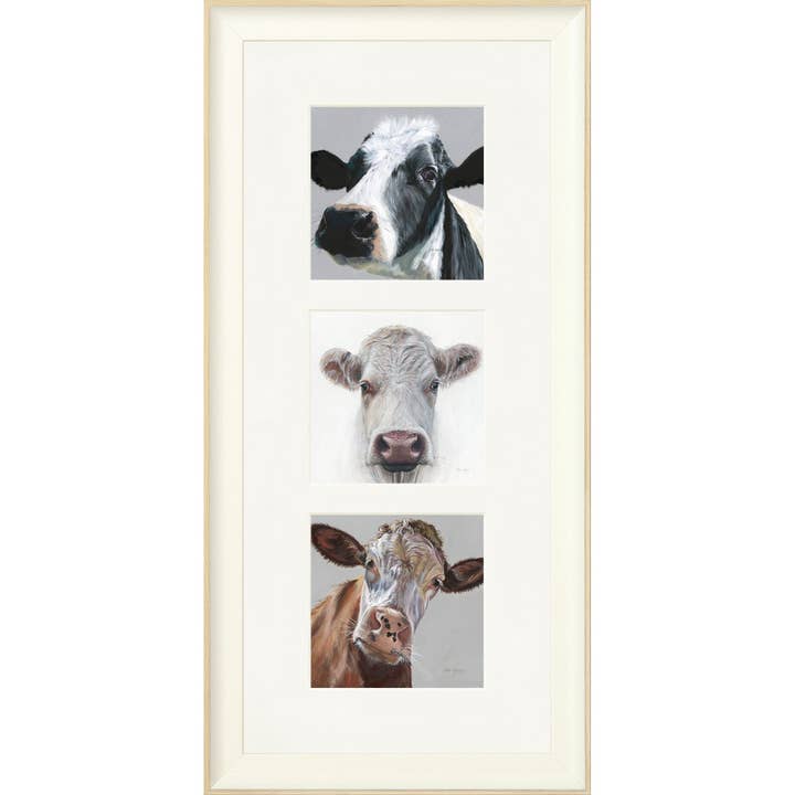 The Herd Triptych Framed Print for wholesale by Bree Merryn Art Ltd