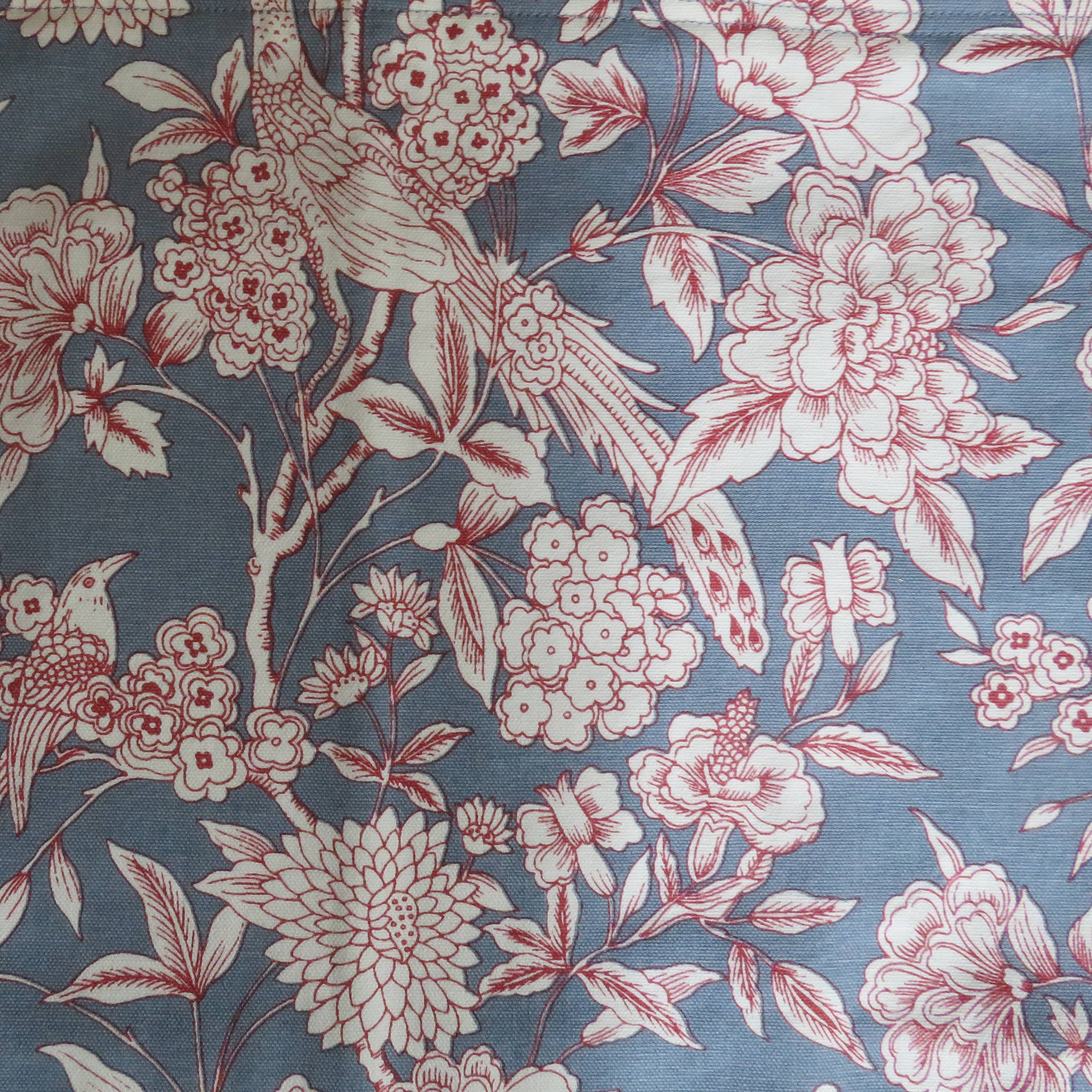 Supplement D'AM - Wholesale Tote Bag - Women's - Heritage reversible cotton bag with bird pattern3