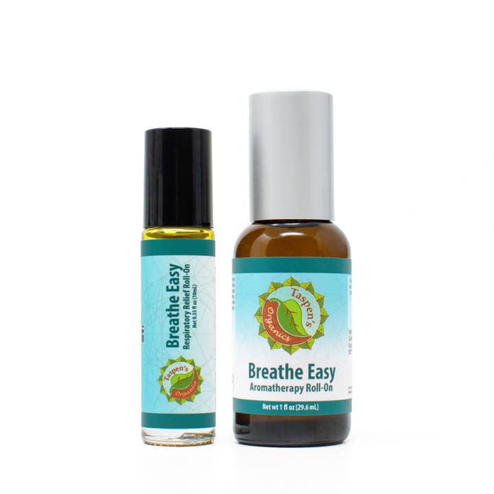 Olio Roll-On Breathe Easy per la vendita all'ingrosso da parte di Taspen's Organics
