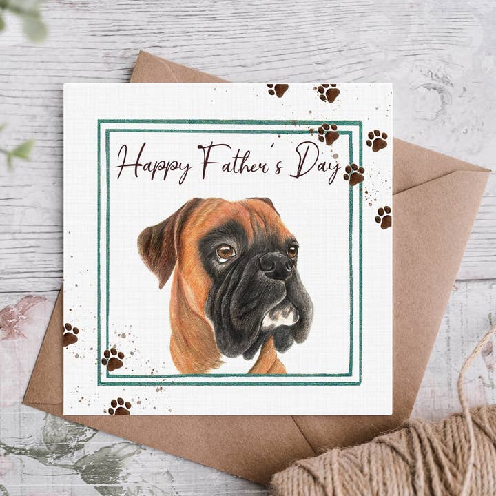 Svart mask Boxer fäder dagkort för wholesale av Cloud Jellybean Art