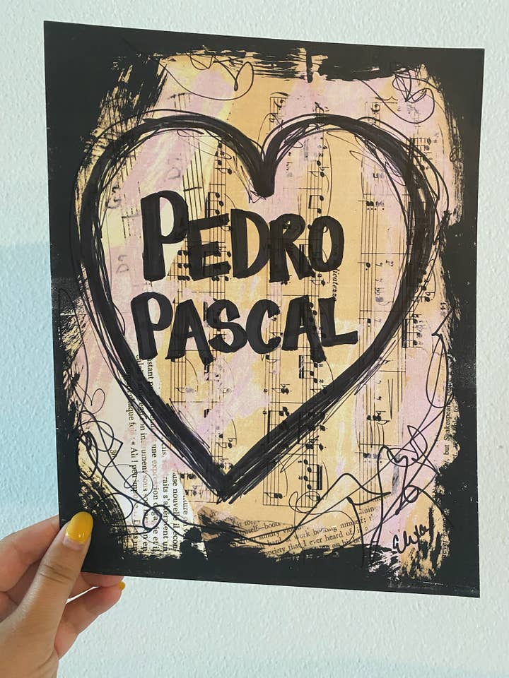 PEDRO PASCAL «Amo Pedro Pascal» per la vendita all'ingrosso da parte di Lexicon of Love Music Art