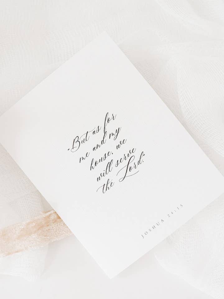 Christliche Einweihungskarte | Schriftgestaltung für den Großhandel von TheGoodStop