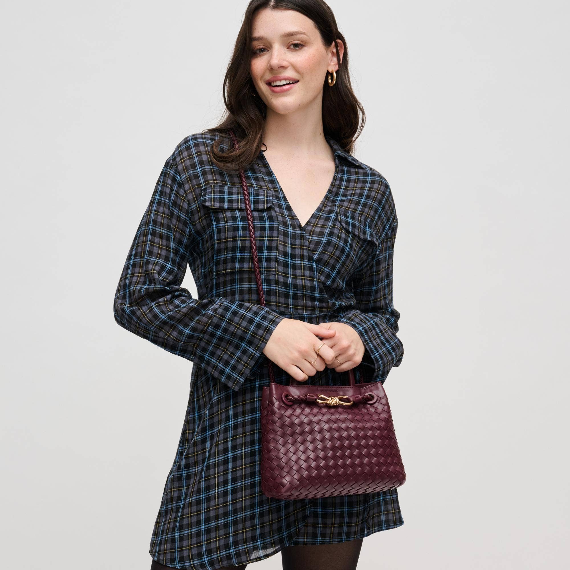 Urban Expressions – bolsa tiracolo - Mulher por atacado – Bolsa Transversal Blakely em Couro Vegano Trançado32