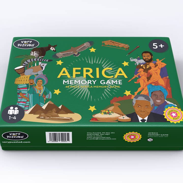 Africa Memory Game for wholesale by Very Puzzled