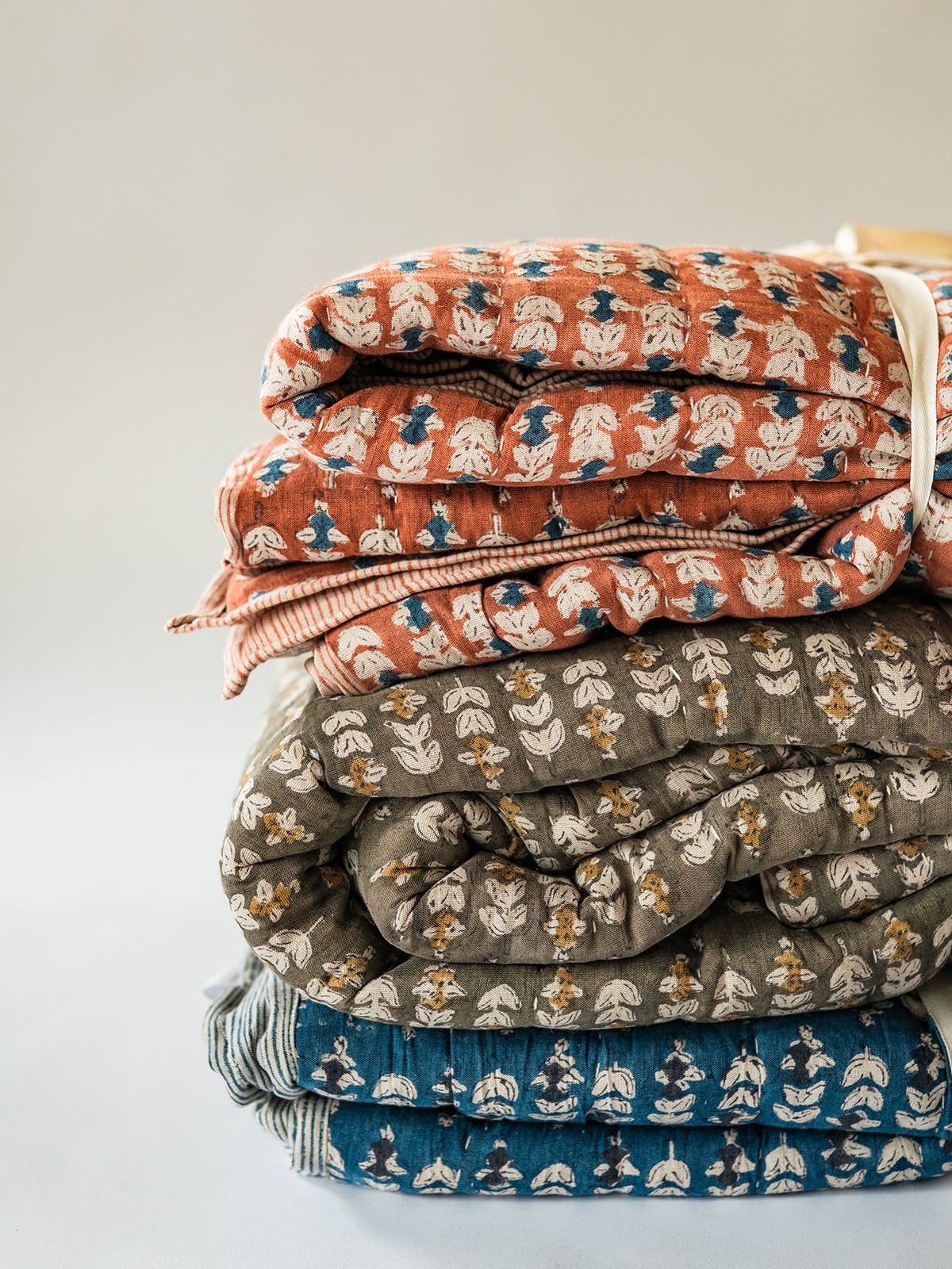 Co.House Designs - Wholesale Quilt - Blossom Block Print Quilt11