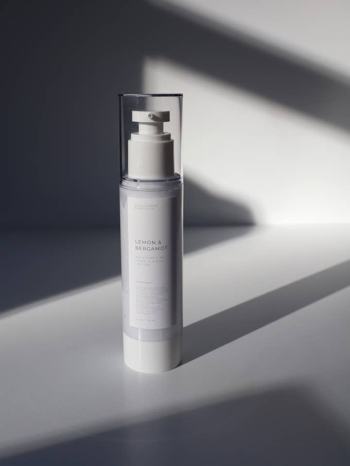 Citron & Bergamot Hånd- og Kropslotion for engroshandel hos Wallflower Candle Co.