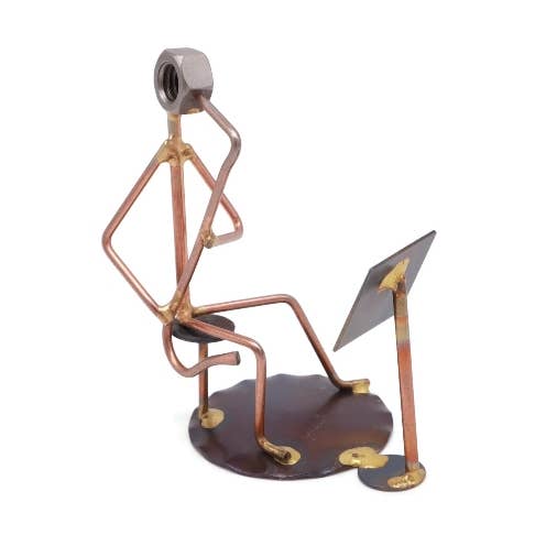 Rock Creek Metal Craft - Vente Décorations de table - Saxophone avec pupitre0