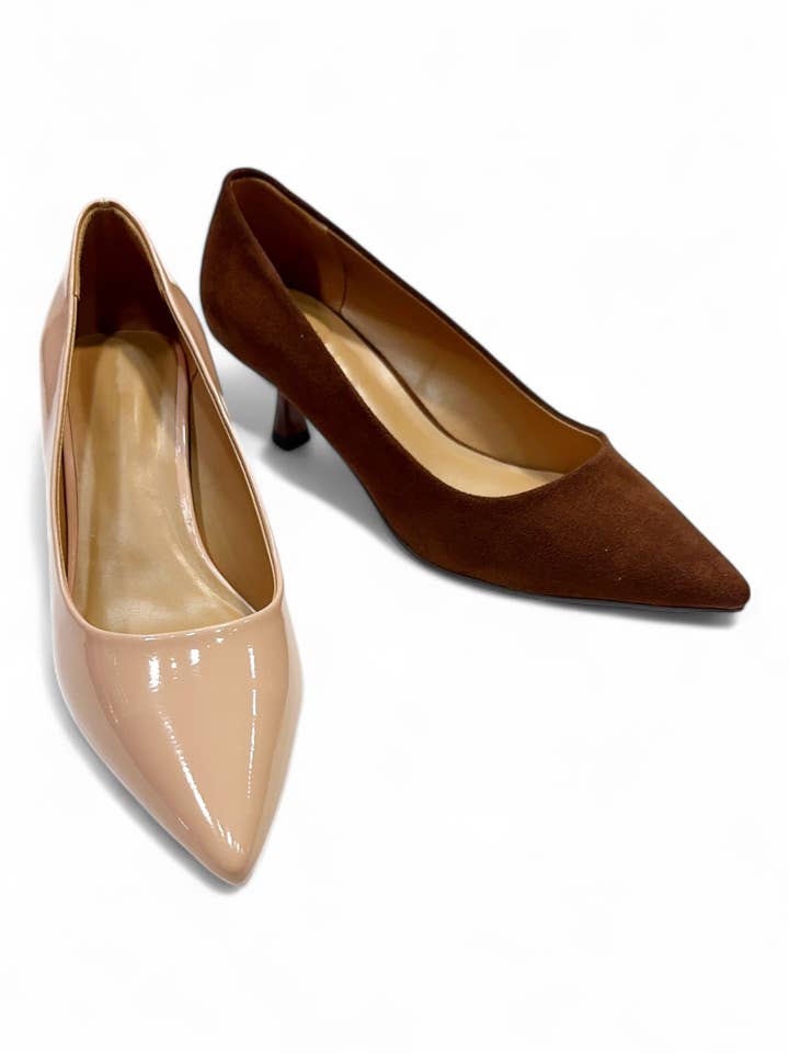 BREEZE-04 ESCARPIN À BOUT POINTU AVEC TALON KITTEN pour la vente par CCOCCI