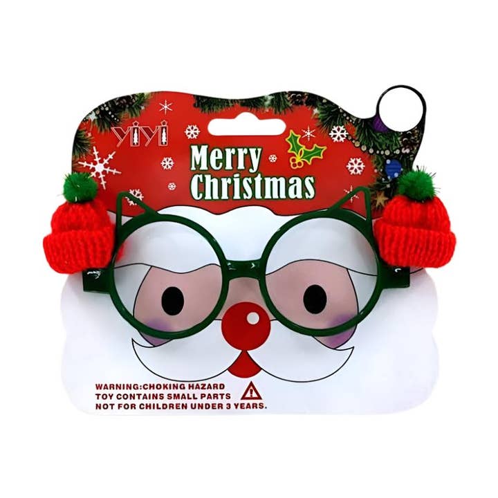 Festive Christmas Mini Beanies Glasses Frame for wholesale by Atlas Fashion