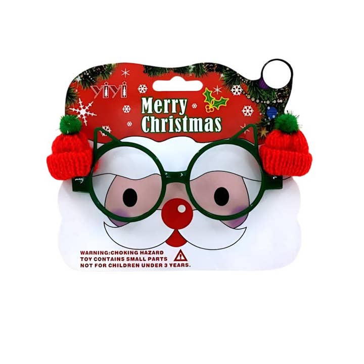 Atlas Fashion - Wholesale Party Hat/Crown - Festive Christmas Mini Beanies Glasses Frame