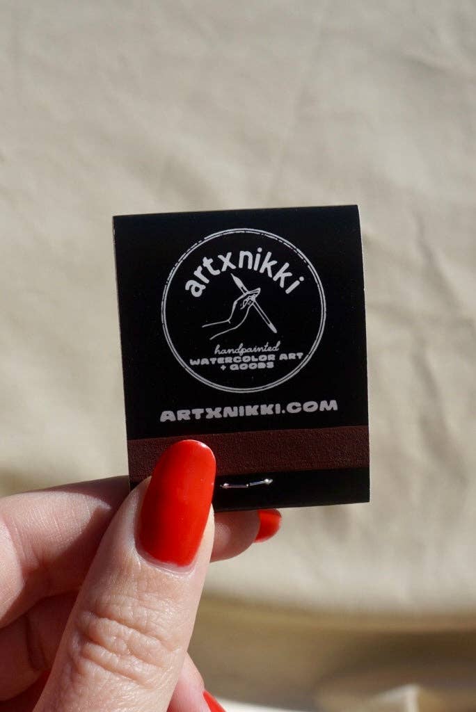 artxnikki - Wholesale Matches - “Drunk In Love” Cupid Champagne Matchbook6