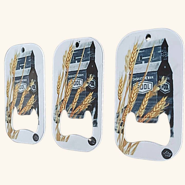 Bottle Opener Custom Prairie Bottle Opener Glass Bottle Opener for wholesale by QCGifts.ca