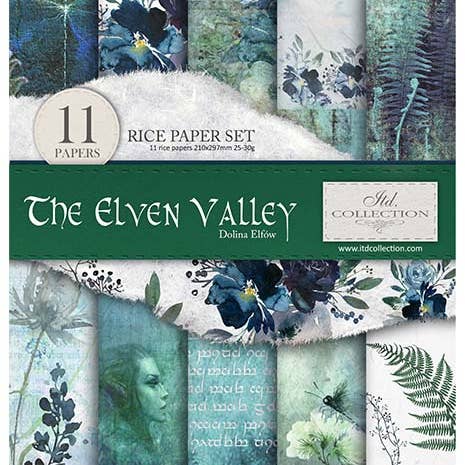 ITD Collection - Wholesale Craft supplies - RP004 - Rice Paper Creative Set - 11pcs x A4 / 8.27x11.7 in0