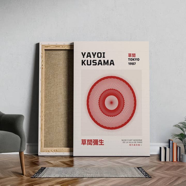 House Prints - Wholesale Art Print - Tokyo 1987 - Yayoi Kusama - Framed Canvas Wall Art Print6