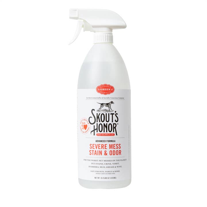 Skout's Honor Severe Mess Stain & Odor Advanced Formula 35oz for wholesale by Pet Palette Distribution