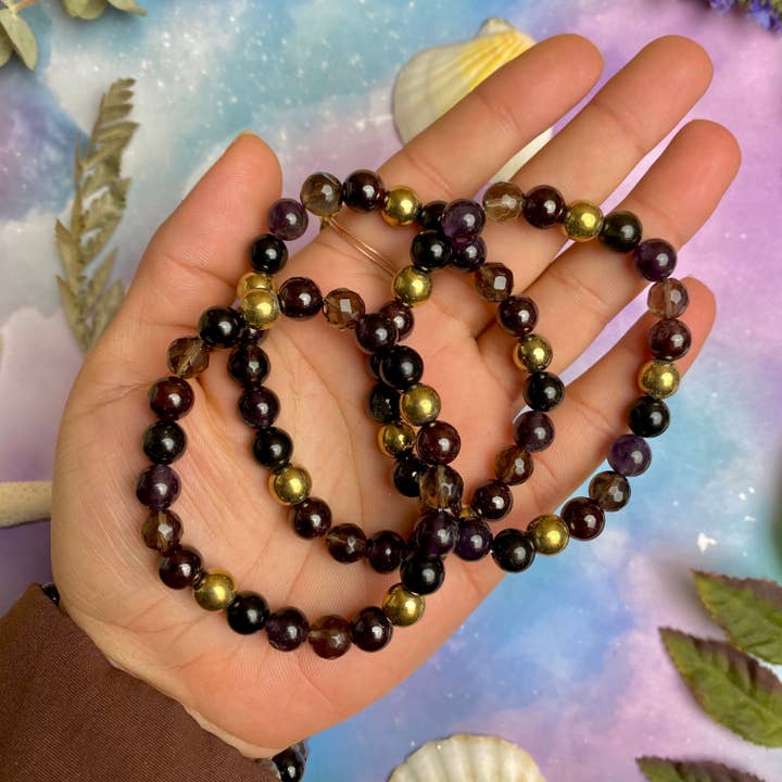 Crystal Protection Bracelet for wholesale by Mystic Soul Ritual Shop