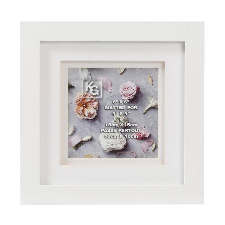 Kiera Grace - Vente Cadres photos - Cadre à documents Kiera Grace Morgan, double tapis, 6 x 6 x 4 pouces4