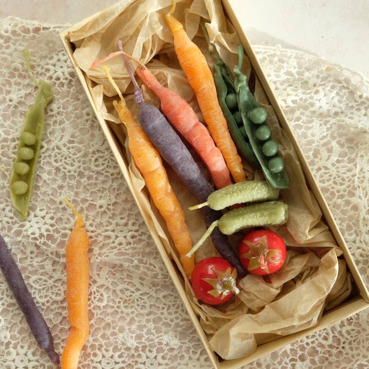 Mini Harvest Candle Set / Cake topper for wholesale by Hormscent