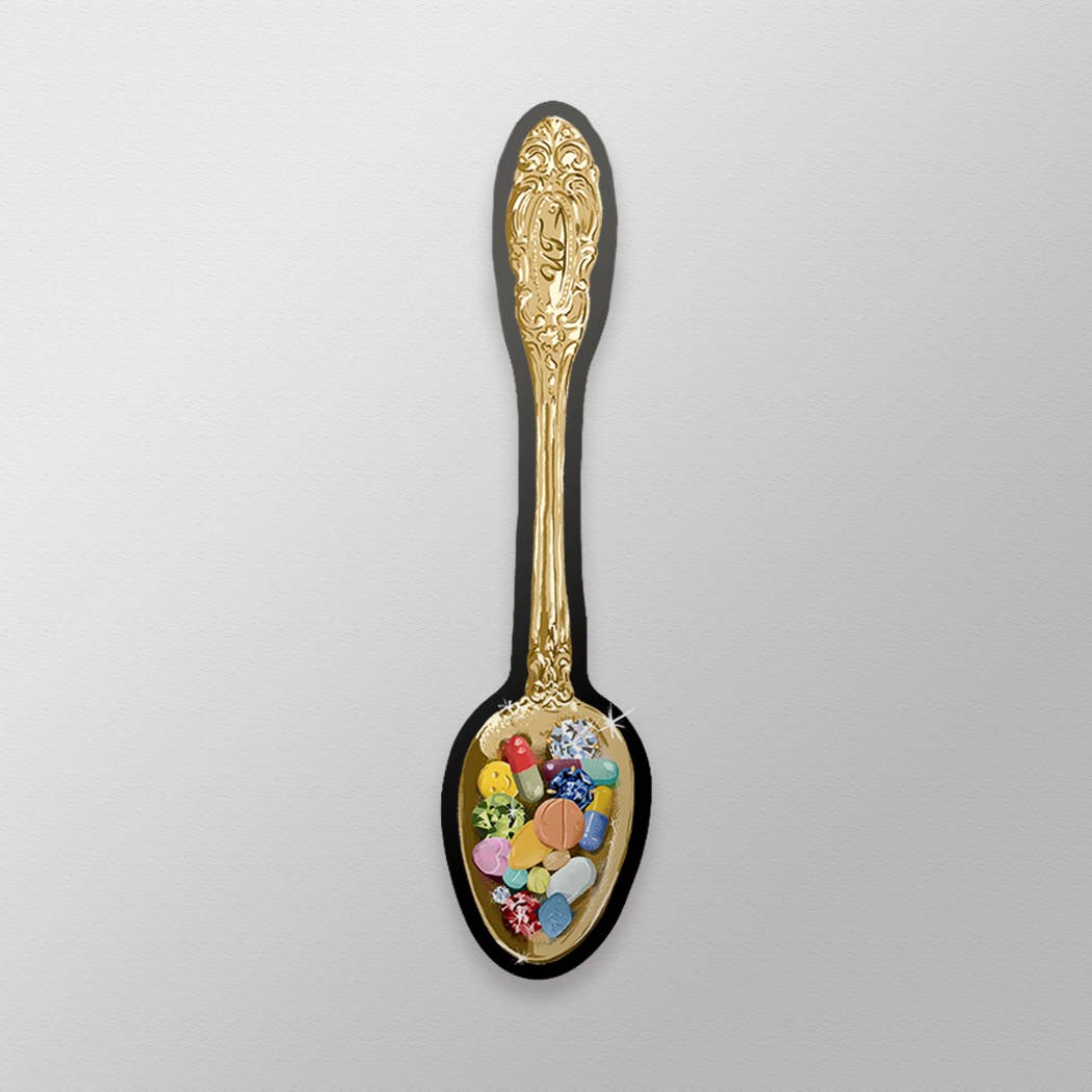 Useless Treasures - Wholesale Sticker - Breakfast | Gold Sticker