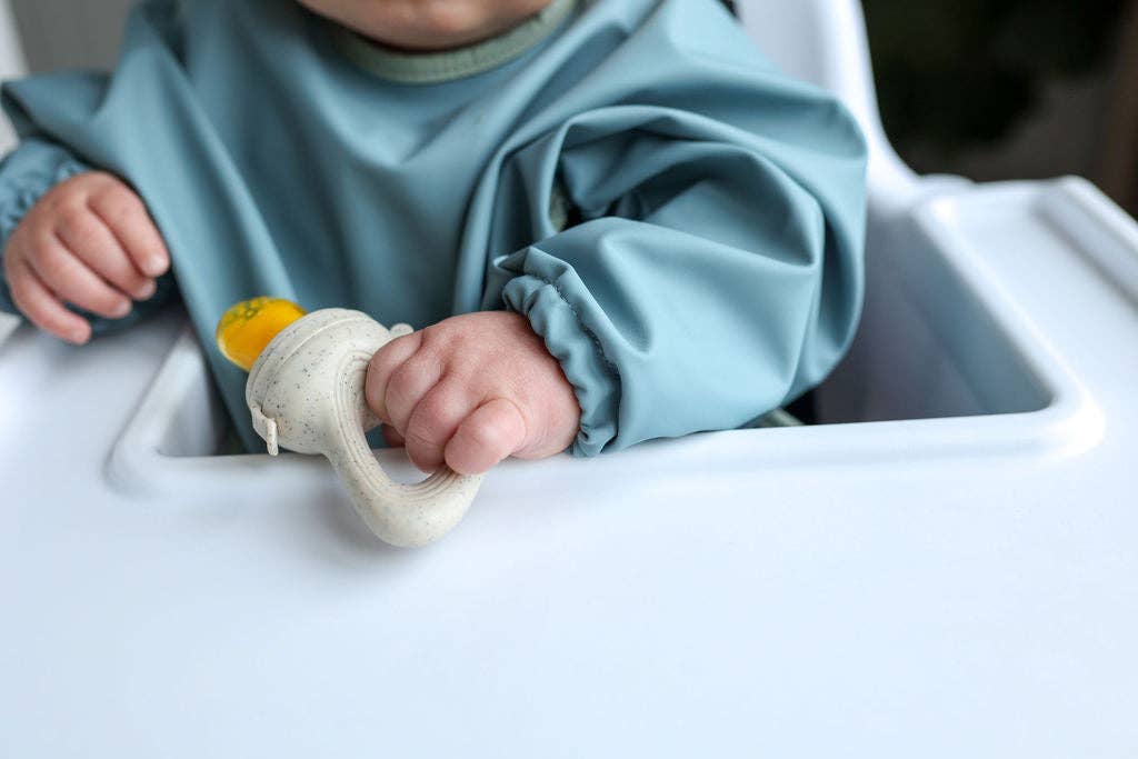 Tilda & Moo - Wholesale Bib - Baby - Blueberry Ice | Smock Bib5