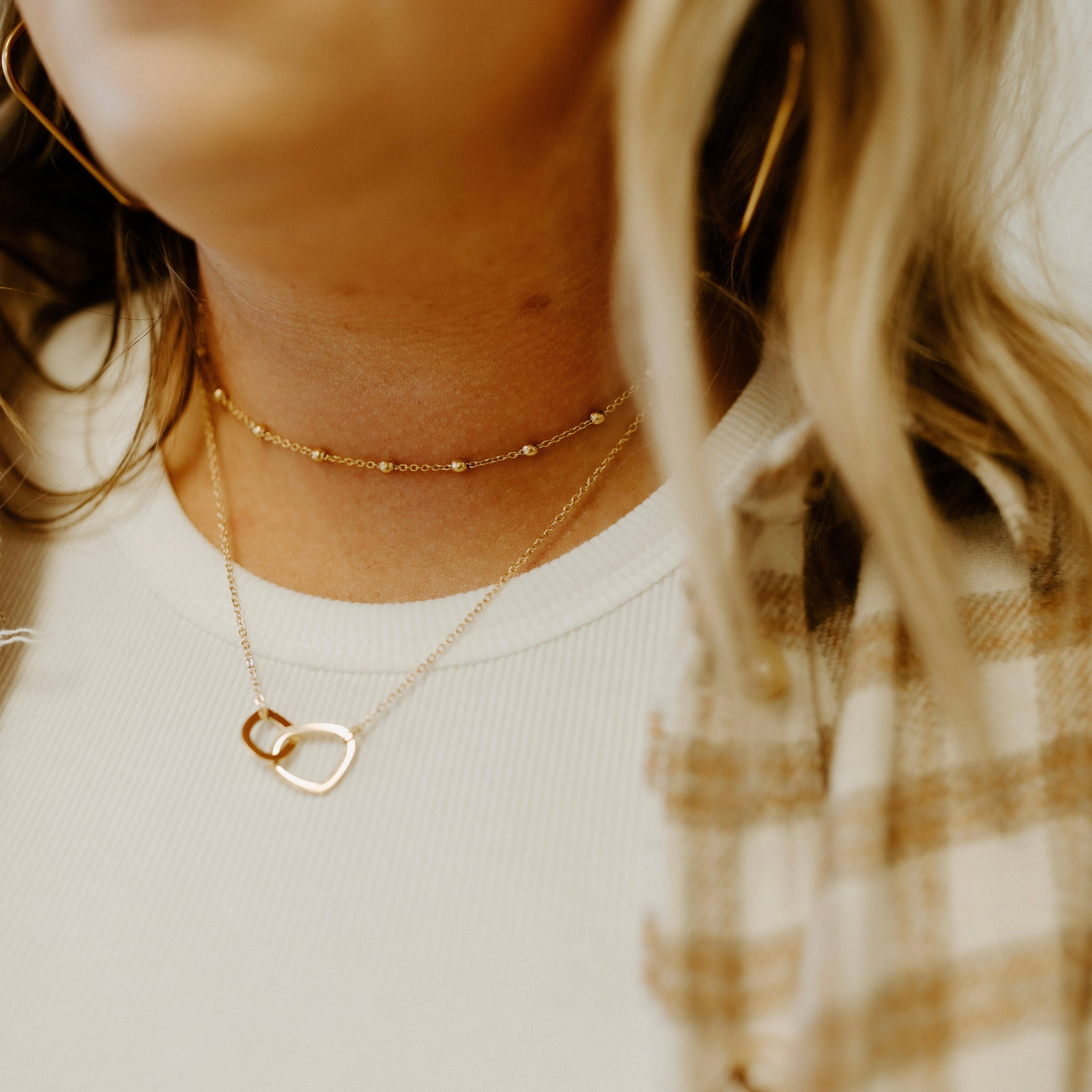 3Souls Company - Venta al por mayor Collares de cadenas y eslabones - Collar estilo gargantilla WS-Rohan con eslabones y cadena3