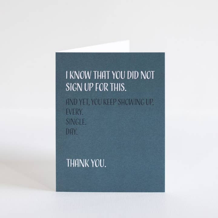 Modern Wit – wholesale Thank you card – Thinking of You Card • Appreciation Cards TY0032