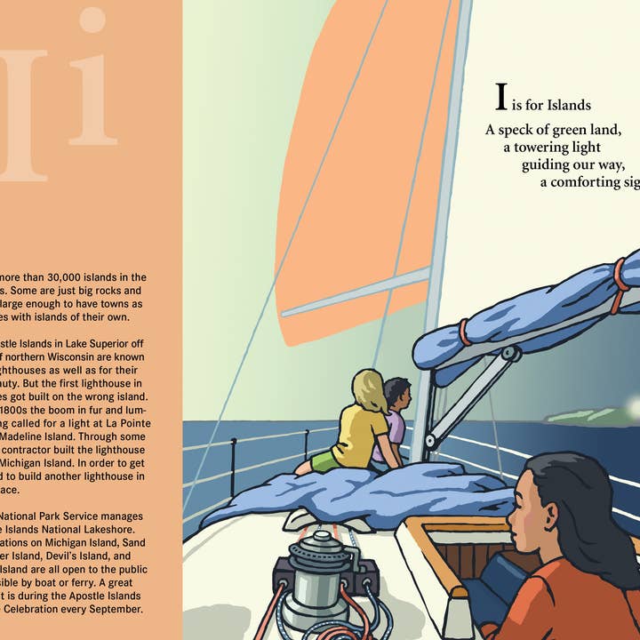Sleeping Bear Press - Wholesale Book - Kids - B is for Beacon: A Great Lakes Lighthouse Alphabet Book
