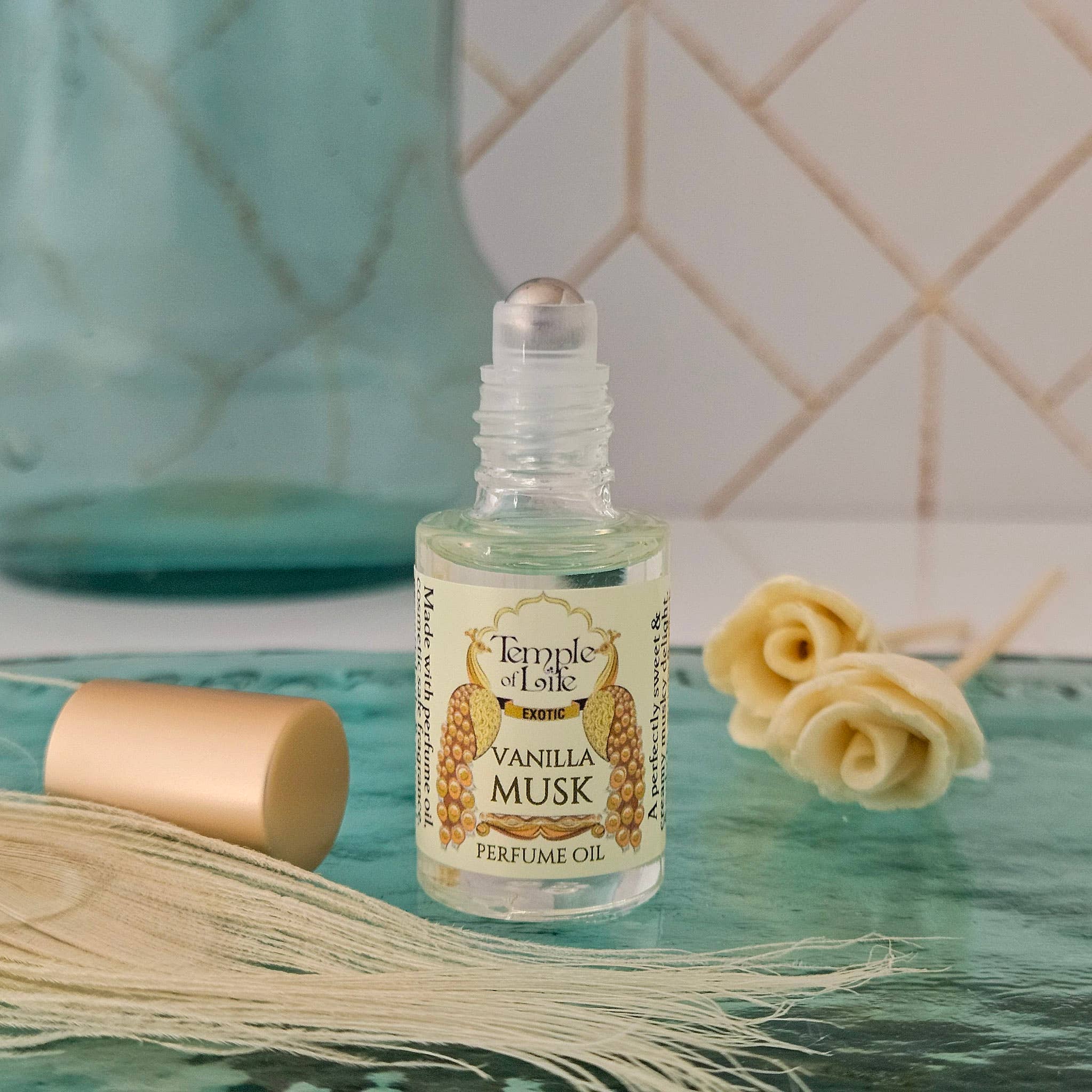 Temple of Life Oils & Perfumes - Wholesale Roll-On Fragrance - Exotic Perfume Oil Travel | Vanilla Musk | Gourmand Perfumes1