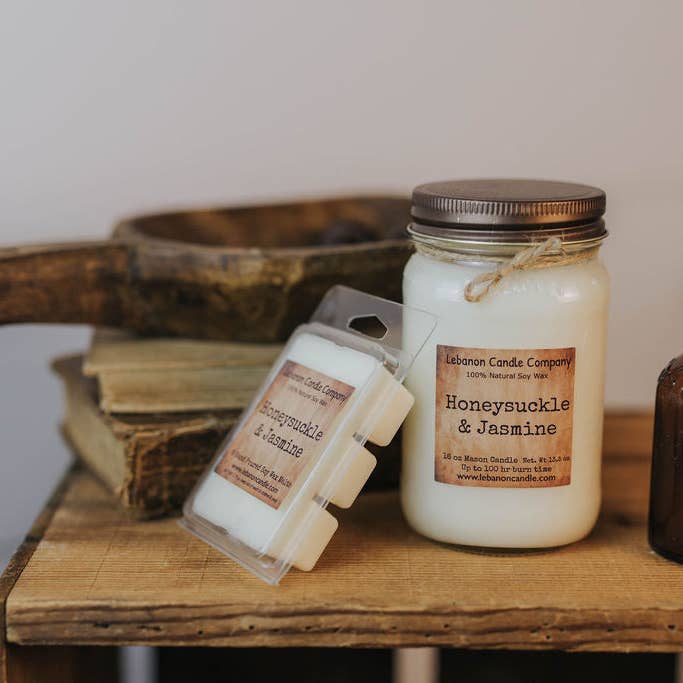 Lebanon Candle Company - Wholesale Jar/Filled Candle - Honeysuckle & Jasmine Candle2