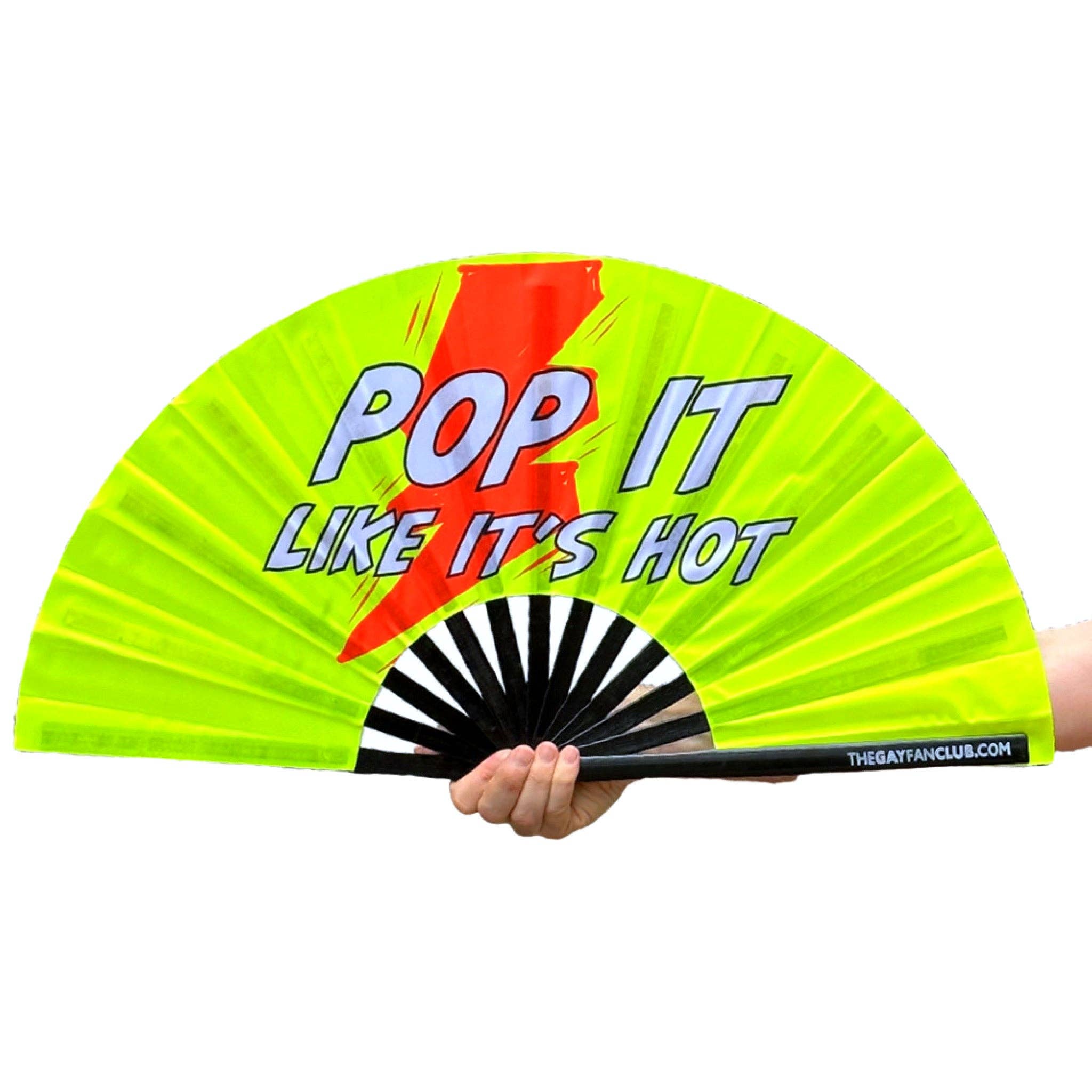 The Gay Fan Club - Wholesale Handheld Folding Fan - Poppers Fan (UV)5