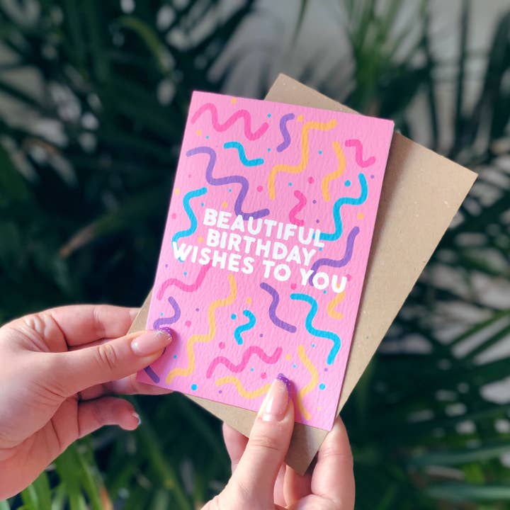 Beautiful Birthday Wishes To You Card for wholesale by Xoxo Designs by Ruth