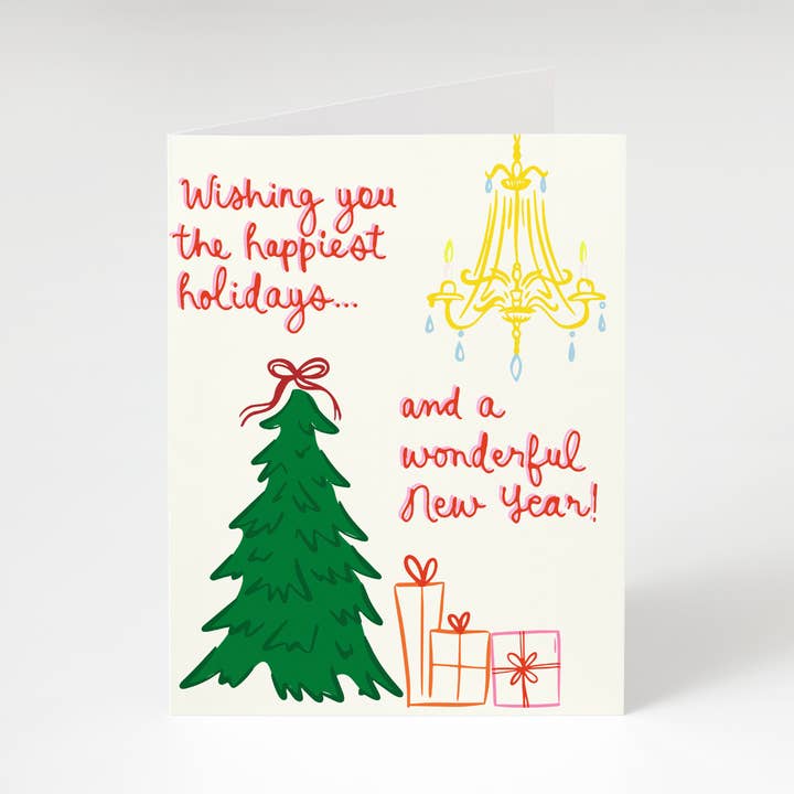 Bon Femmes - Wholesale Season's Greetings Card - Happy Holidays and New Year Card0