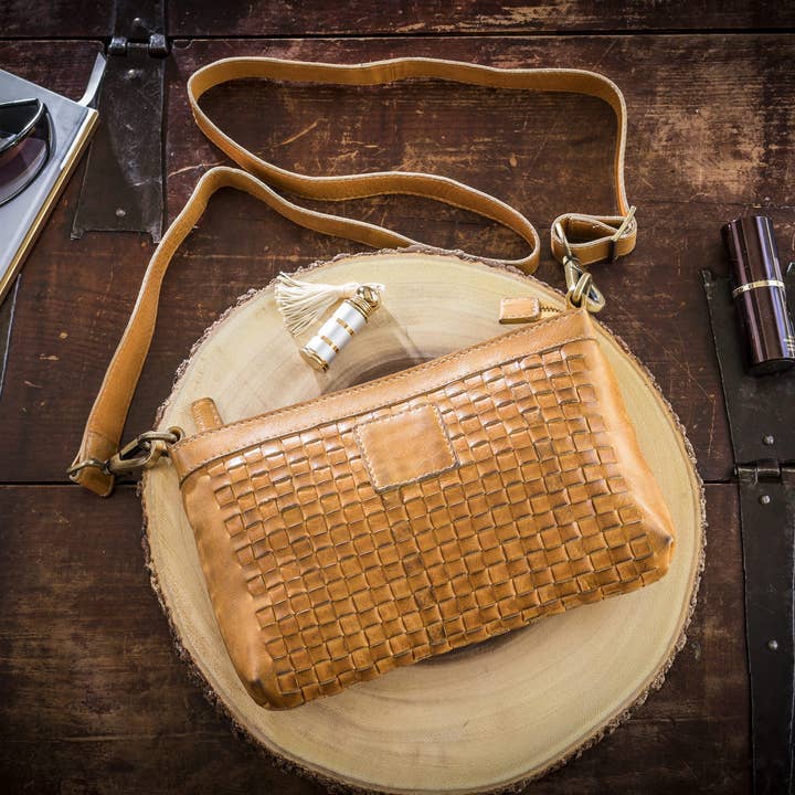 Kiko Leather – Großhandel Umhängetasche - Damen – Gewebte Umhängetasche6