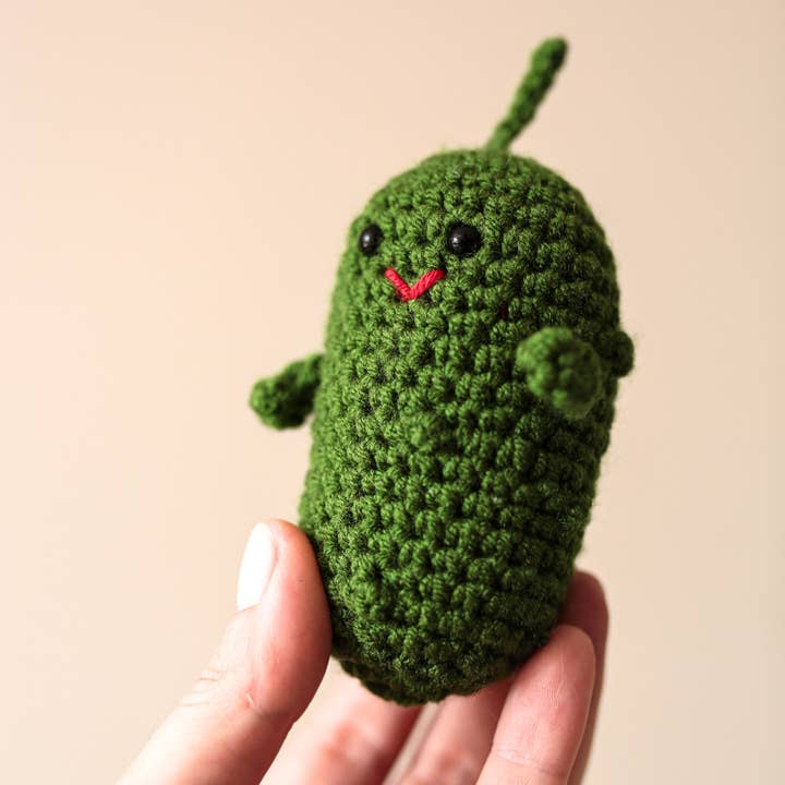 TOMOPOD LLC - Wholesale Decorative Tabletop Object - Emotional Support Pickle Crochet, Housewarming Gift