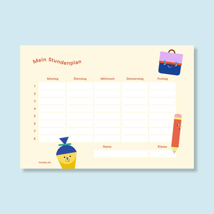 Horario "Incorporación" | 5 unidades para venta al por mayor de tinyday