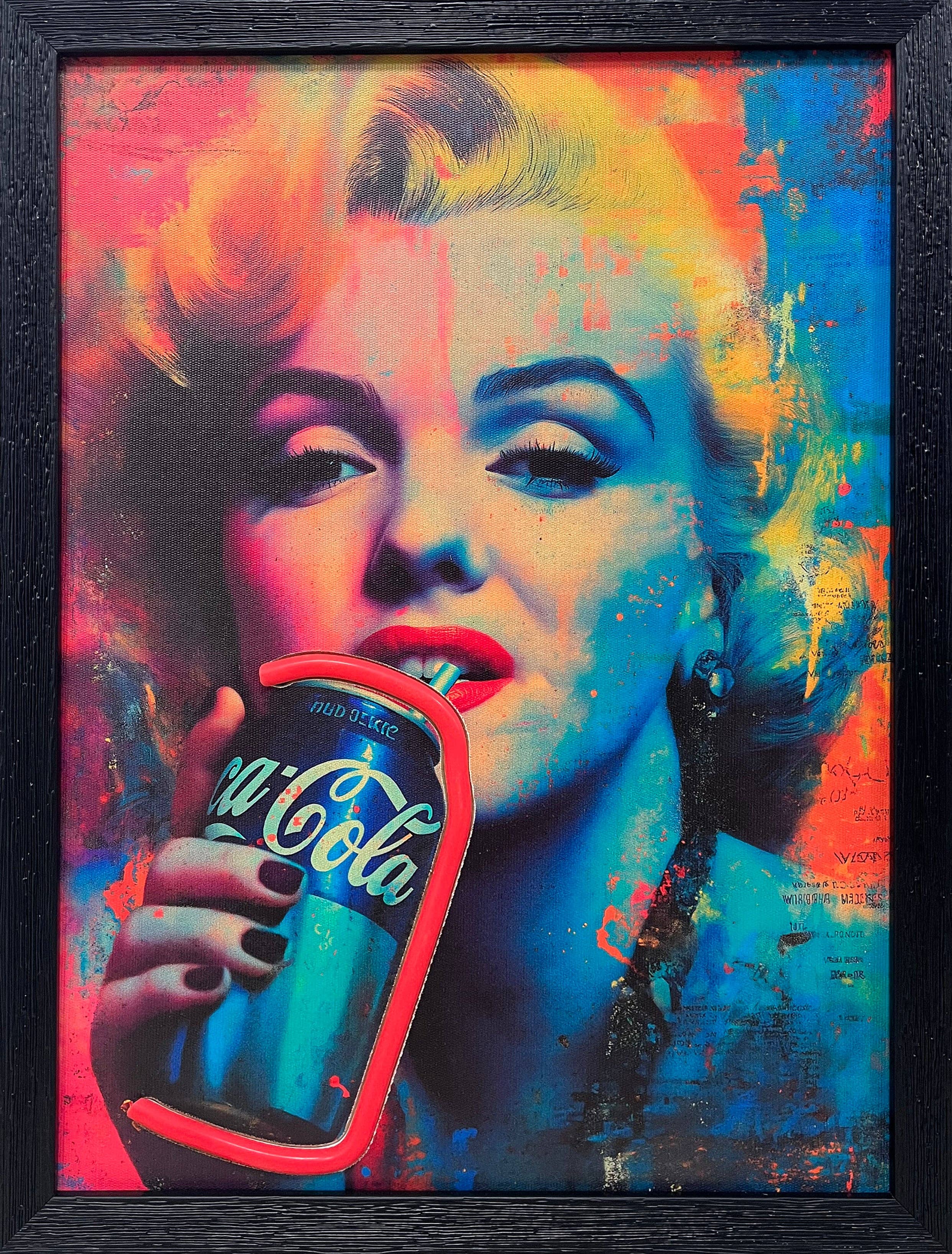 Amber Bright Creations – Großhandel Neonschilder – LED Neon gerahmte Wandkunst – Marilyn1