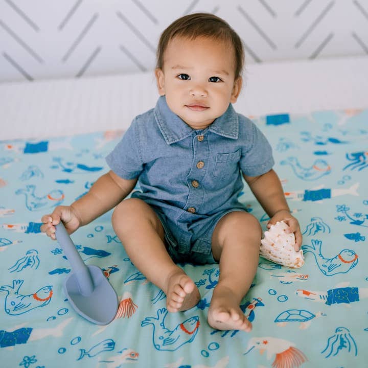 Coco Moon - Wholesale Swaddle – Baby - Reef Rascals Muslin Swaddle3