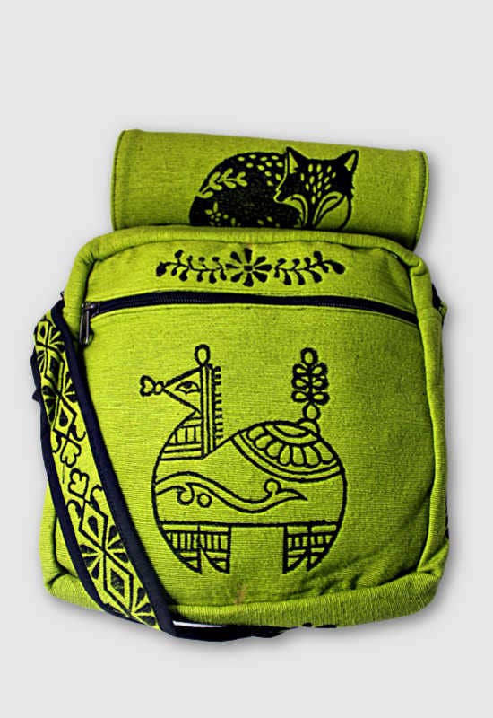Ganesh Himal Trading - Wholesale Crossbody Bag - Women's - Handcrafted Block-Print Crossbody Flap Bag (Fair Trade)6