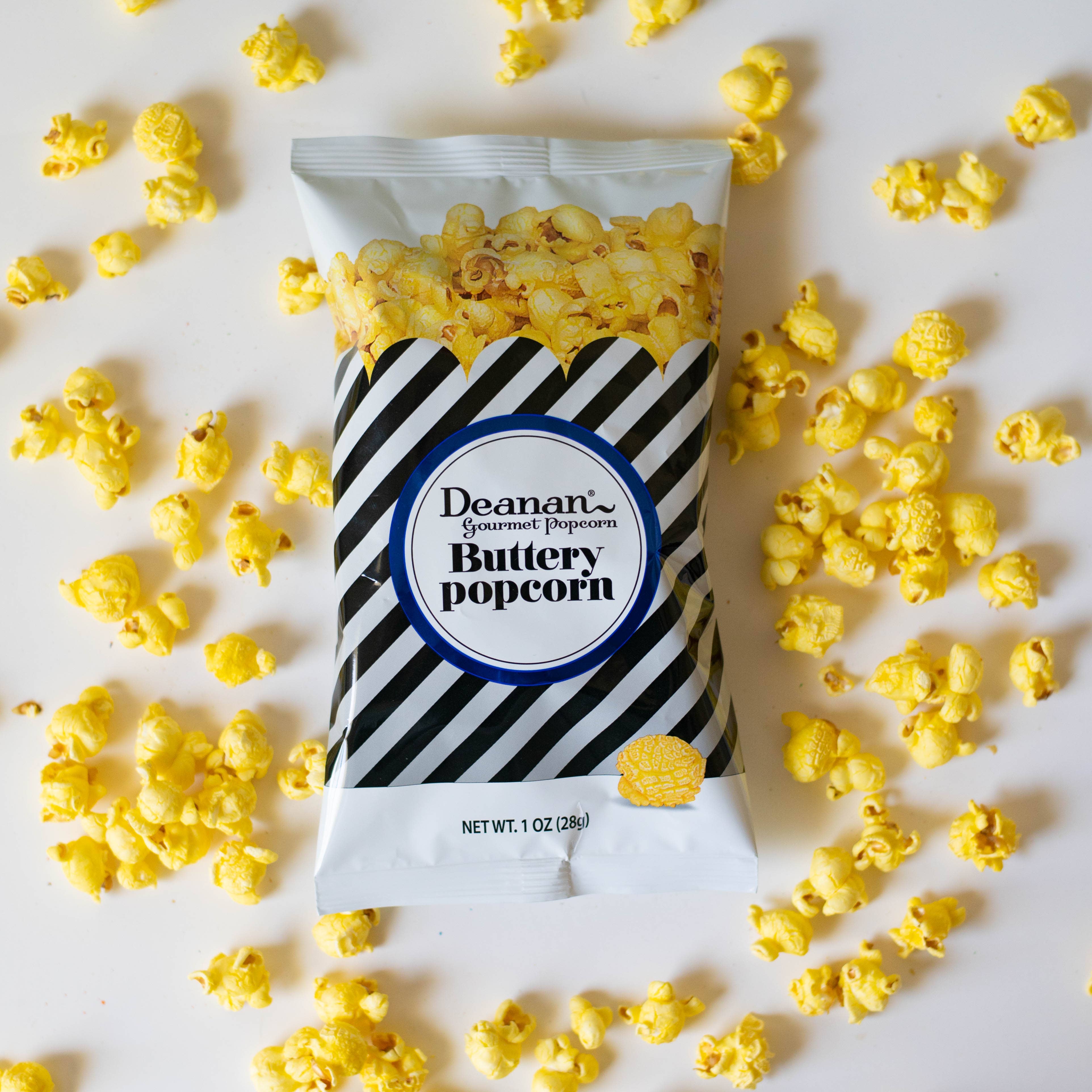 Deanan Gourmet Popcorn - Wholesale Popcorn - Buttery Popcorn - 100 Count - 3 Cup Bags2
