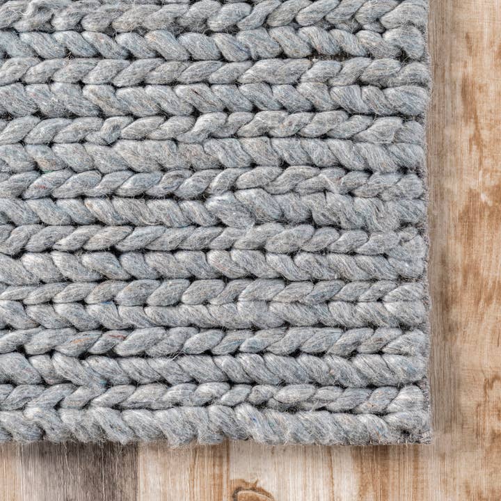 nuLOOM - Wholesale Area Rug - Hand Woven Chunky Woolen Cable Area Rug42