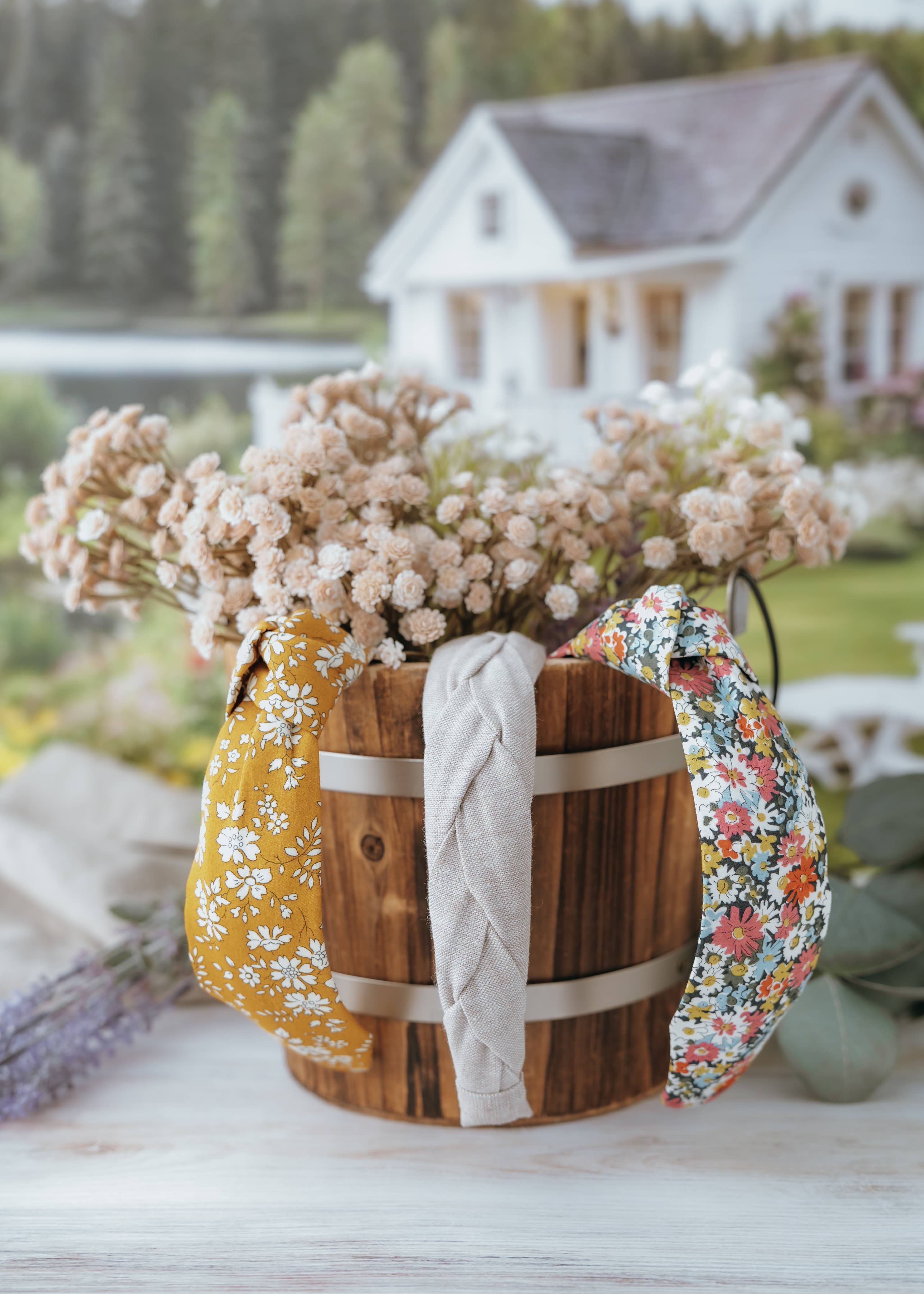 Maddie and Me Handmade - Wholesale Fashion Headband - Kids - Liberty of London Spring Floral Headband | Mustard9